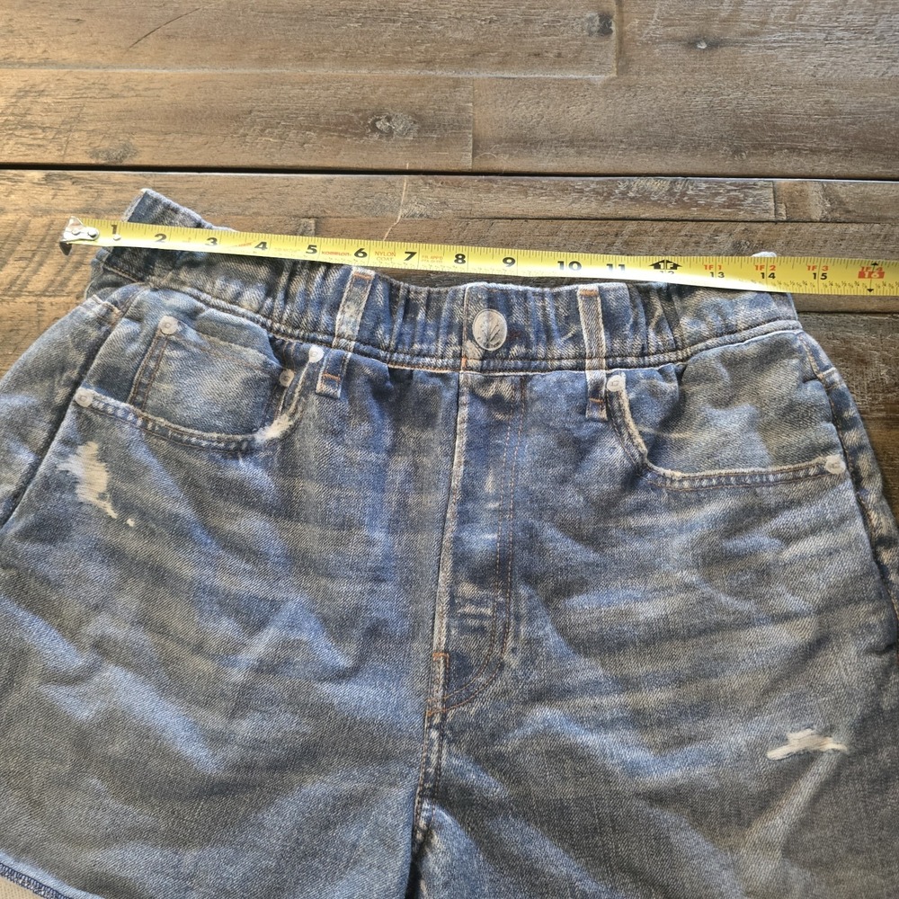 Rag & Bone Miramar Walking Shorts Blue Women's Size Medium - Picture 3 of 6